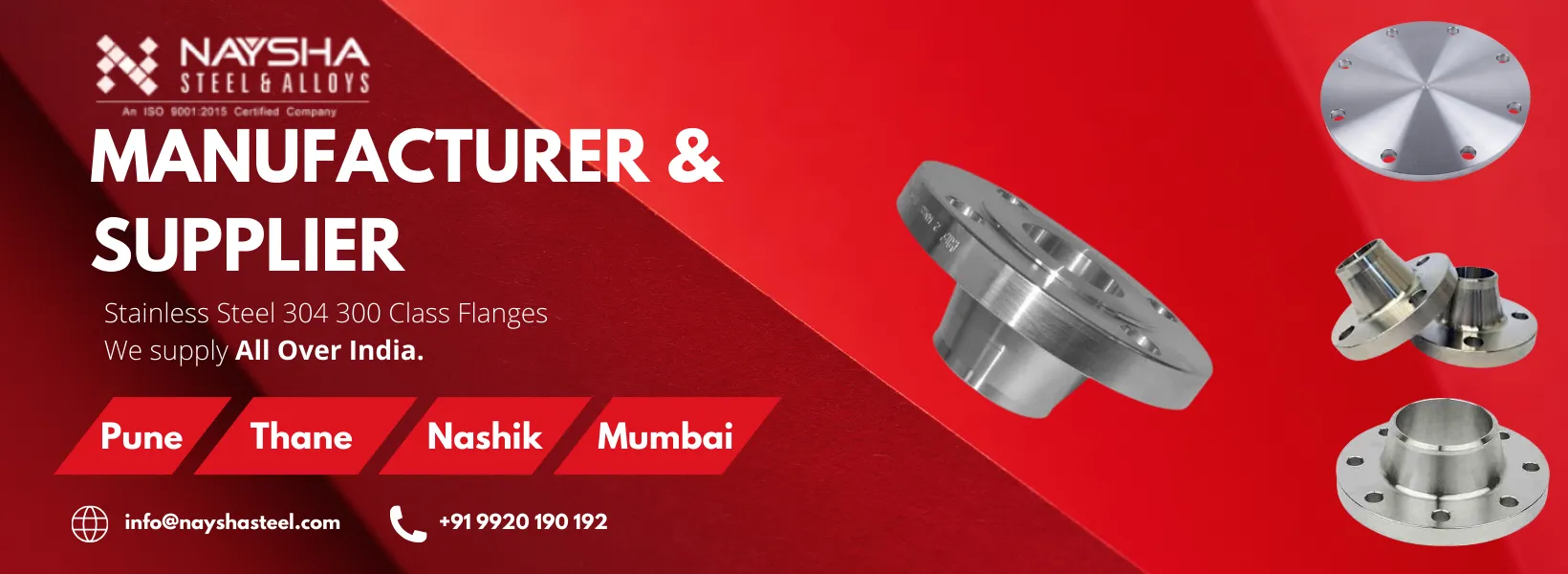 stainless steel 304 300 class flanges banner